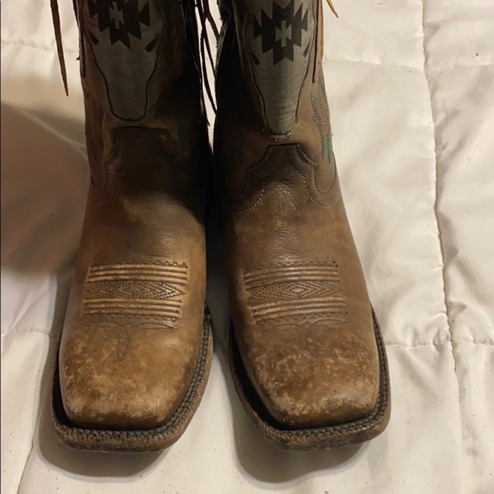 Ariat square toe boots